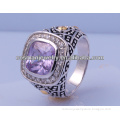 Fashion aaaaa cubic zirconia silver rings